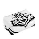 Black And White Mjolnir Print Rectangle Tissue Box Cover