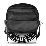 Black And White Mjolnir Print Rectangular Crossbody Bag