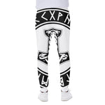Black And White Mjolnir Print Scuba Joggers