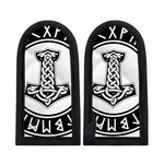 Black And White Mjolnir Print Skillet Handle Cover