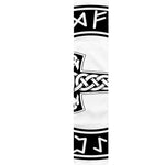 Black And White Mjolnir Print Table Runner