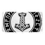 Black And White Mjolnir Print Towel