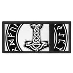Black And White Mjolnir Print Trifold Wallet