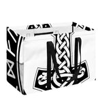 Black And White Mjolnir Print Utility Tote Bag