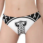Black And White Mjolnir Print Women's Panties
