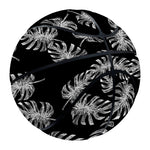 Black And White Monstera Pattern Print Basketball