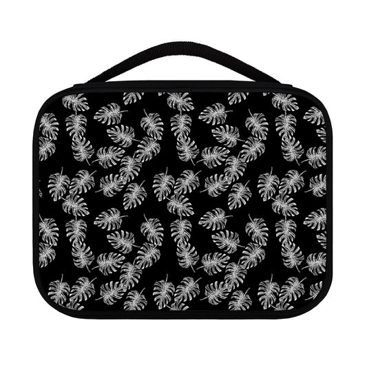 Black And White Monstera Pattern Print Classic Bible Case