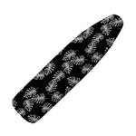 Black And White Monstera Pattern Print Ironing Board Cover