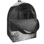 Black And White Moonlight Print Backpack