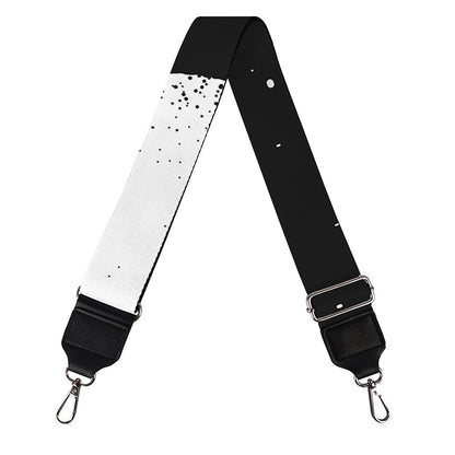 Black And White Moonlight Print Bag Strap