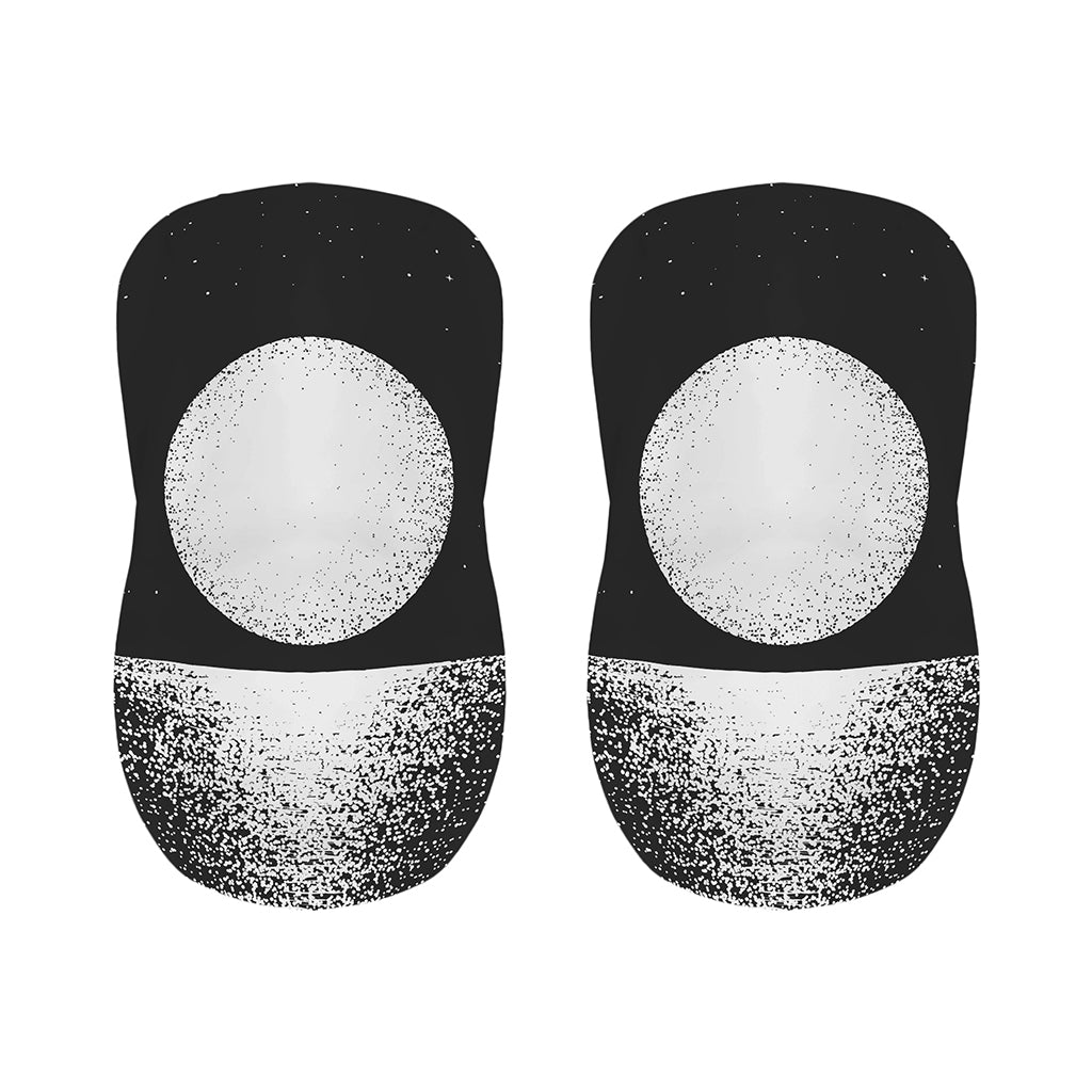 Black And White Moonlight Print Bar Stool Covers