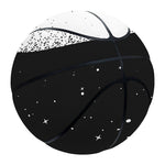 Black And White Moonlight Print Basketball