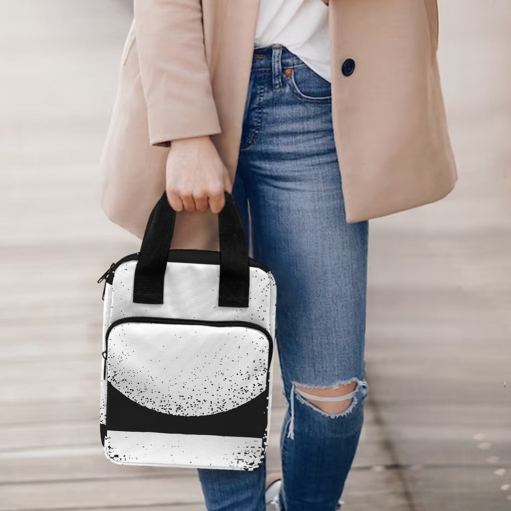Black And White Moonlight Print Bible Tote Bag