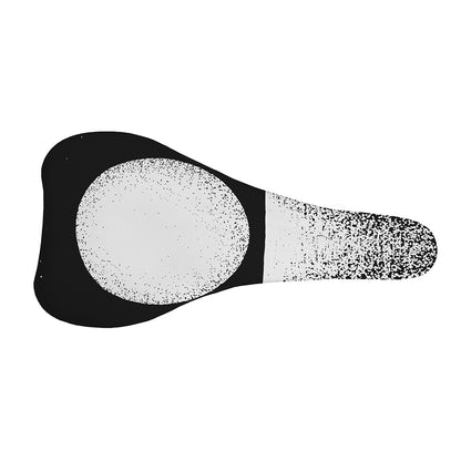 Black And White Moonlight Print Bicycle Seat Cover