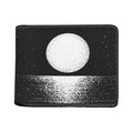 Black And White Moonlight Print Bifold Wallet