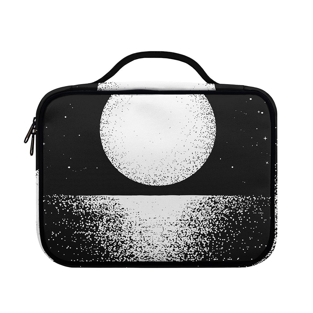 Black And White Moonlight Print Briefcase Bible Bag