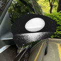 Black And White Moonlight Print Car Side Mirror Covers