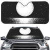 Black And White Moonlight Print Car Windshield Sun Shade