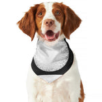 Black And White Moonlight Print Dog Bandana