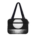 Black And White Moonlight Print Double Strap Bible Bag