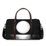 Black And White Moonlight Print Duffle Bag