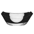 Black And White Moonlight Print Fanny Pack