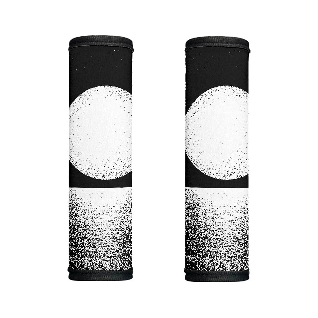 Black And White Moonlight Print Handle Covers