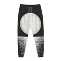 Black And White Moonlight Print Jogger Pants
