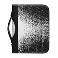 Black And White Moonlight Print Leather Bible Cover