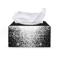 Black And White Moonlight Print Leather Tissue Box Cover