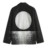 Black And White Moonlight Print Men's Blazer