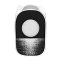 Black And White Moonlight Print Mesh Laundry Hamper