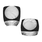 Black And White Moonlight Print Office Chair Cover