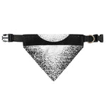 Black And White Moonlight Print Over The Collar Dog Bandana