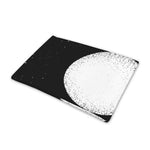 Black And White Moonlight Print Pet Cooling Mat Cover