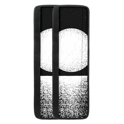 Black And White Moonlight Print Refrigerator Handle Covers