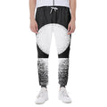 Black And White Moonlight Print Joggers