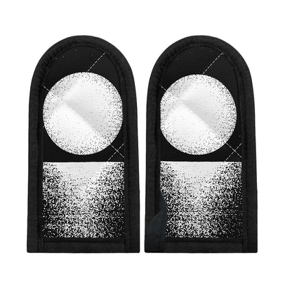 Black And White Moonlight Print Skillet Handle Cover