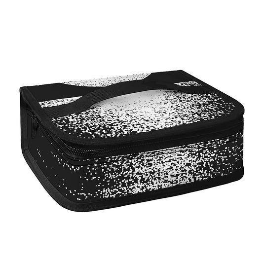 Black And White Moonlight Print Small Lunch Bag