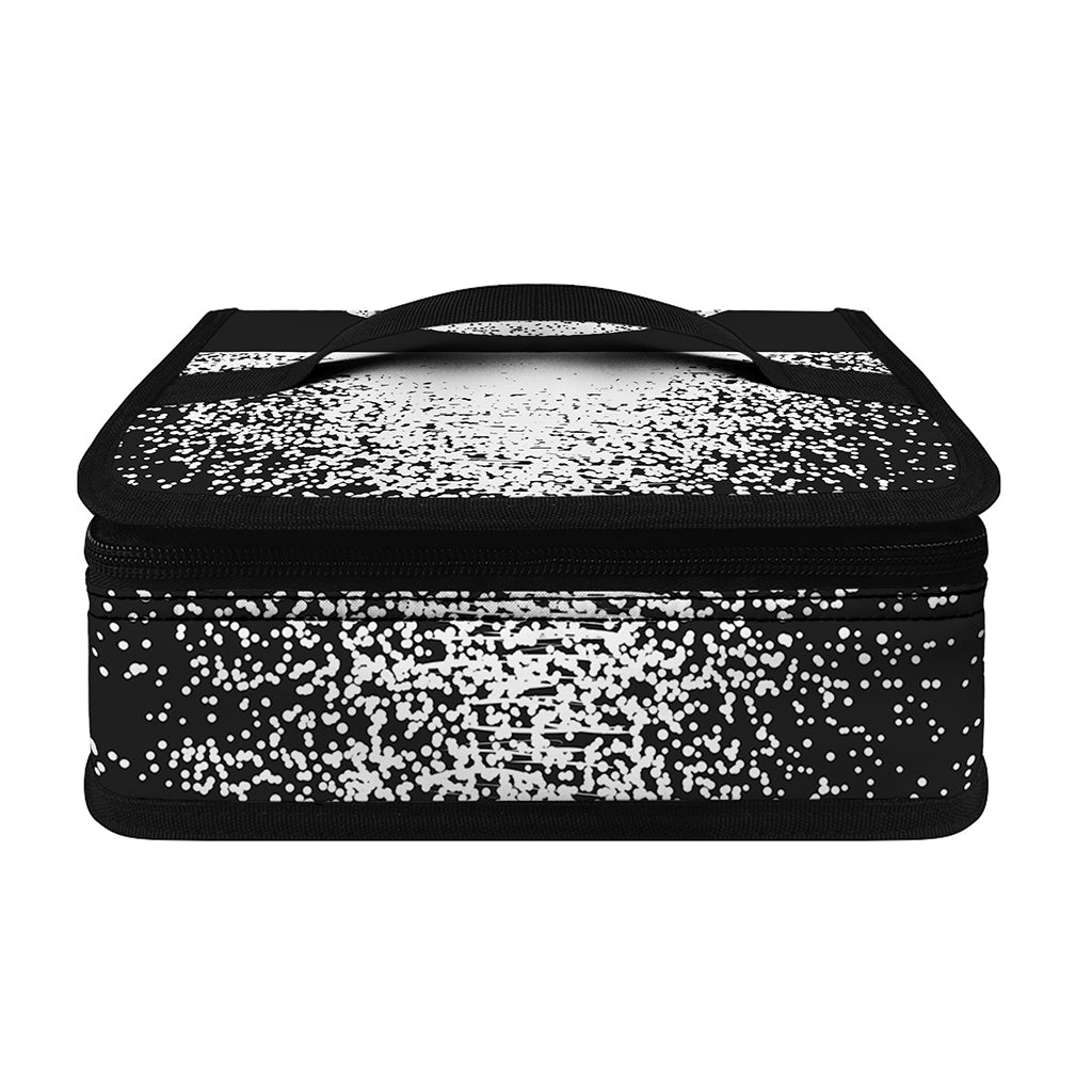 Black And White Moonlight Print Small Lunch Bag