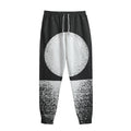 Black And White Moonlight Print Sweatpants