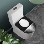 Black And White Moonlight Print Toilet Lid Cover