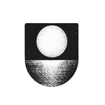 Black And White Moonlight Print Toilet Lid Cover