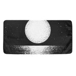 Black And White Moonlight Print Towel