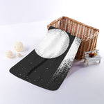 Black And White Moonlight Print Towel