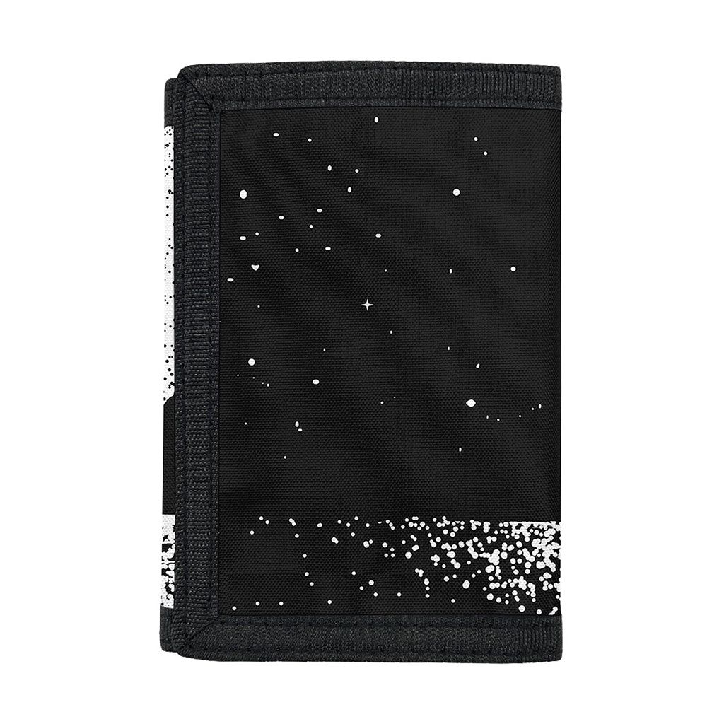 Black And White Moonlight Print Trifold Wallet