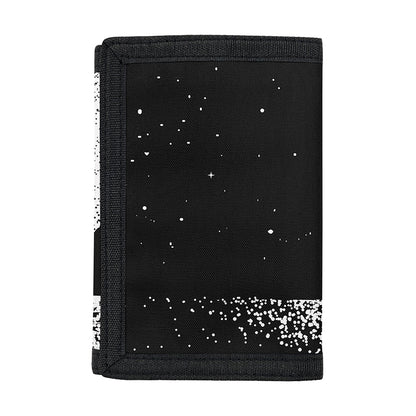 Black And White Moonlight Print Trifold Wallet