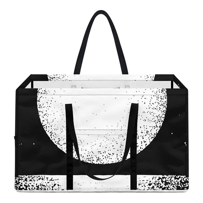 Black And White Moonlight Print Utility Tote Bag