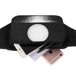 Black And White Moonlight Print Waist Bag