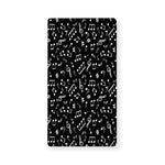 Black And White Music Note Pattern Print Baby Crib Sheet